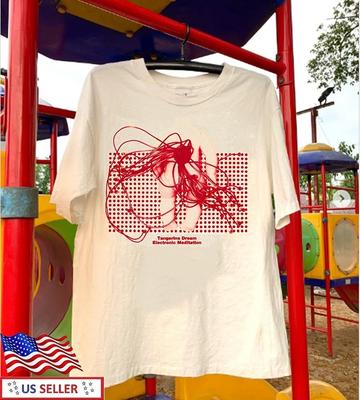 T-Shirt Électronique Méditation de Band Tangerine Dream Tailles Complètes S-5XL
