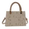 Stylish 2024 Woven Handbag Trendy Casual Shoulder Tote Bag For Everyday Use