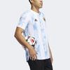 adidas Argentina National Team Home Match Training Short Sleeve Soccer Jersey Men Tops Blue White FS6568