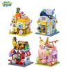 SpongeBob SquarePants Building Blocks Cartoon Street View Store Mr. Krabs Patrick Squidward Model Bricks Kids Toys Holiday Gifts