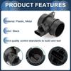 Mass Air Flow Sensor Assembly, MAF Sensor No.06A906461T for Volkswagen Jetta 2005 2.0L L4 Black, 1 Pc
