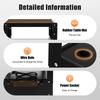 Steel AV Cart with Extra Storage,Rolling Projector Utility Cart with Locking Cabinet, Pullout Keyboard Tray and Cord Management