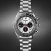 Seiko Watch PROSPEX SBDL095 Mens Wristwatch Made Japan Solar SPEEDTIMER Series Tachymeter Bezel Chronograph Date Calendar White Black Dial Stainless