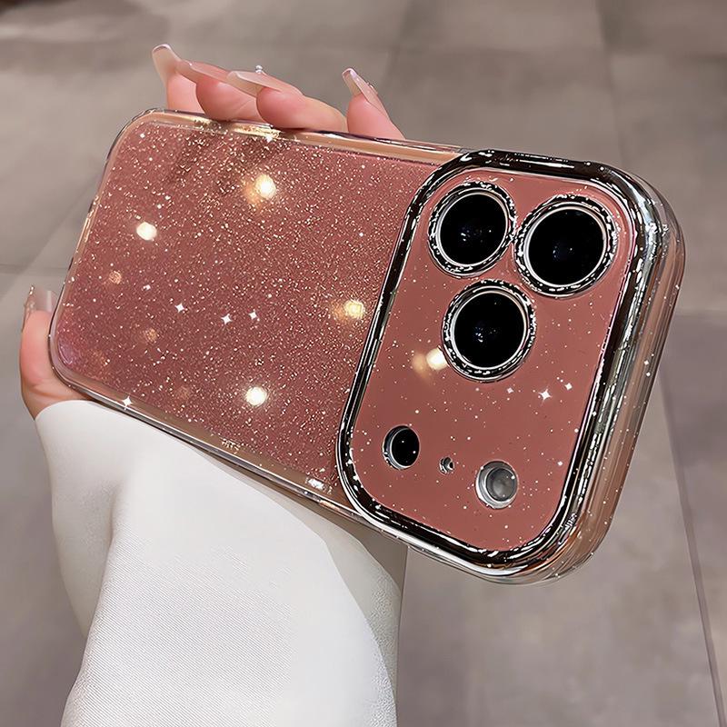 Jelly Glitter Instant iPhone 16 Pro Max Case - Large Window, Apple 17 Celebrity Protective Cover