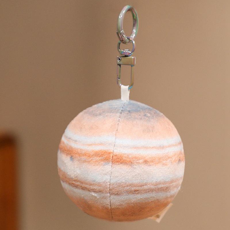 Cartoon Sun Planet Pendant Plush Toy Doll Earth Moon Doll Girl Bag Keychain Ragdoll