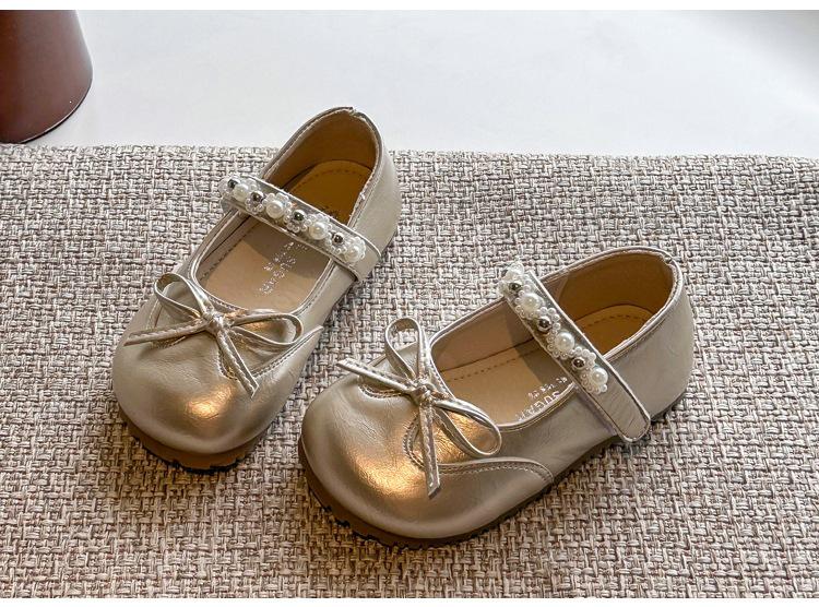 Girls' 2026 Summer Retro French Mary Jane Leather Shoes