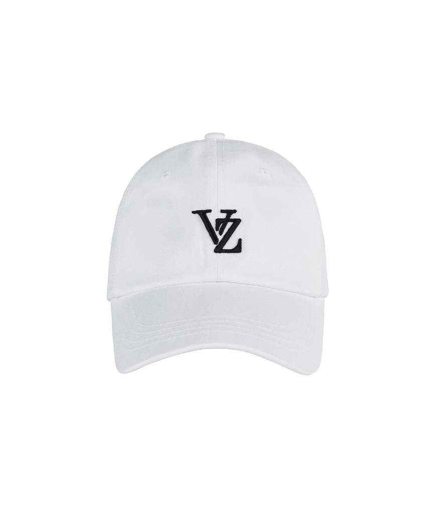 Bajal 3D Monogram Side Mesh Oversized Ball Cap White