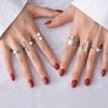 Minimalist Pearl Stackable Ring Set Elegant Daily Wear Jewelry