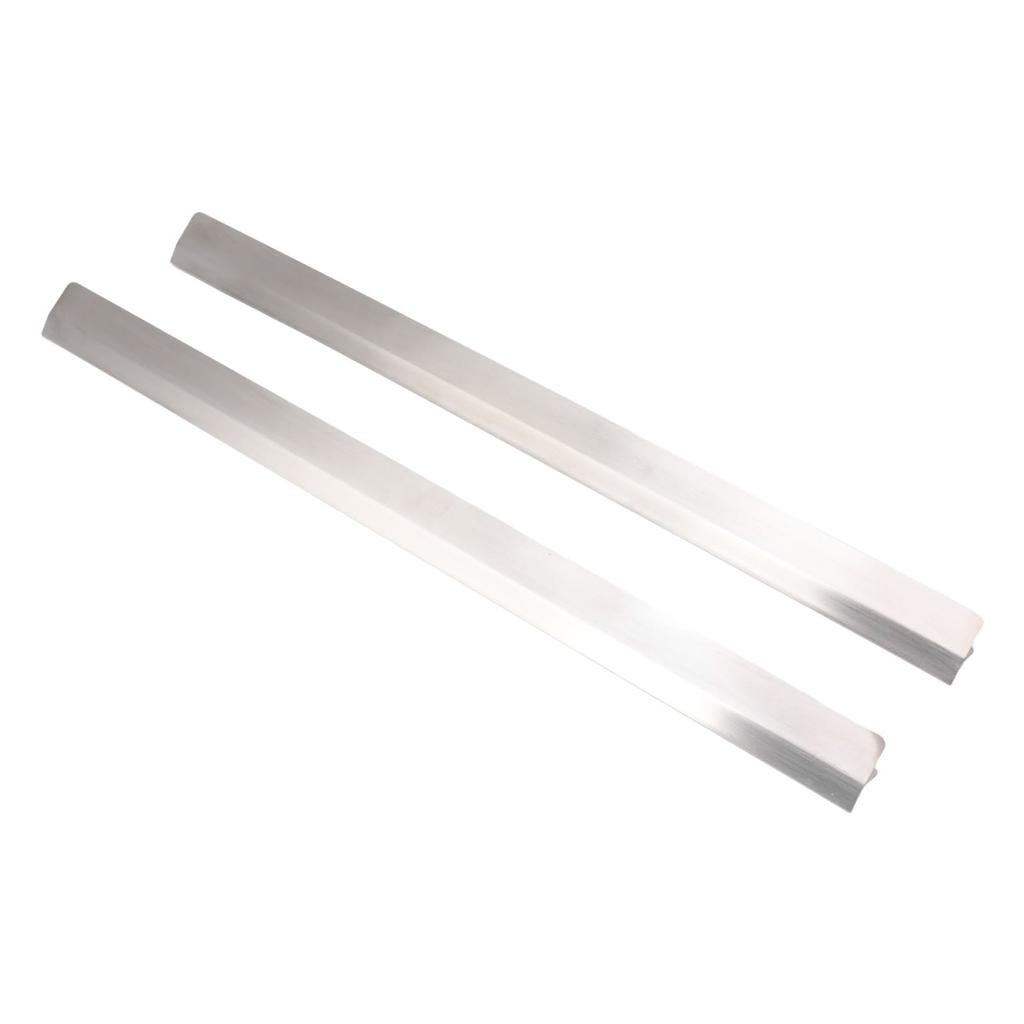 2PCS Kitchen Stove Counter Gap Cover Easy Cleaning Stainless Steel Gap Cover for Kitchen Supplies