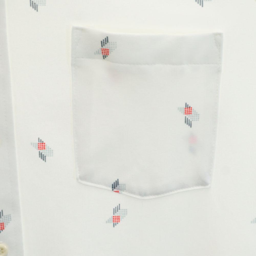 JCPenney 70s Vintage Overall Handle Long Sleeve Shirt White Men's Used