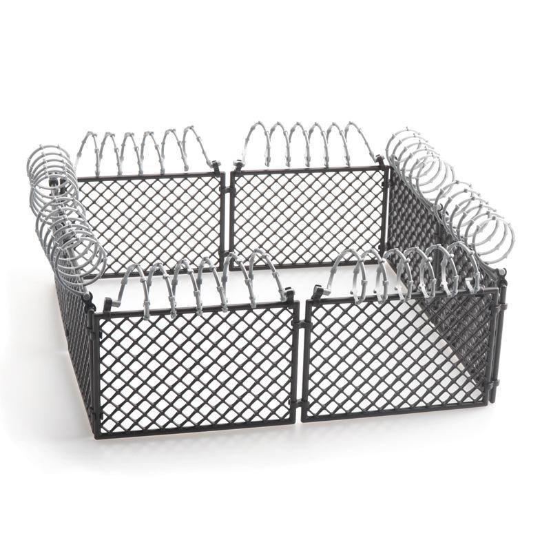 CrossMOC Military Wall Fence & War Scene Building Blocks Set