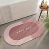 Bathroom Water Mat Antislip Absorbent Quick Dry Floor Mat For Toilet Shower Room