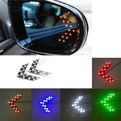 2 szt. / 1 szt. 14 Light SMD LED Panel strzałek do samochodu lusterko wsteczne wskaźnik Turn Signal Light