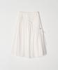 Heary Bliss Flare Long Skirt_White