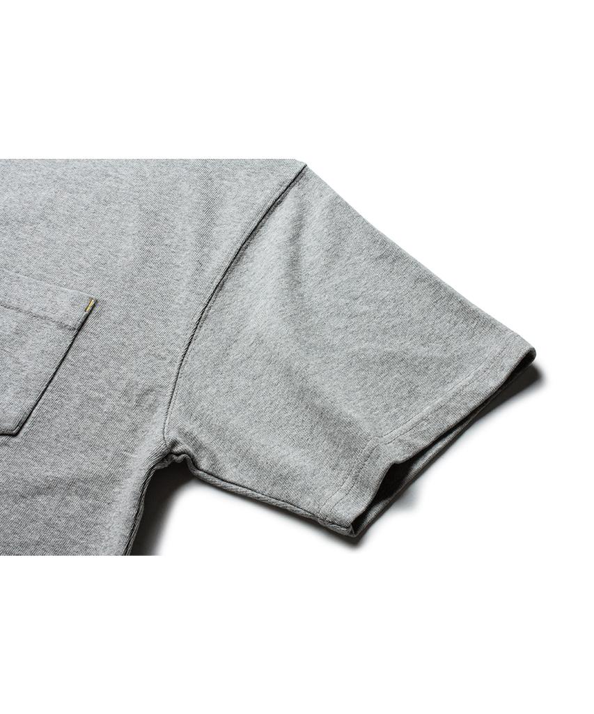 Deoleseukyu Classic Pocket Tee [Melange Grey]