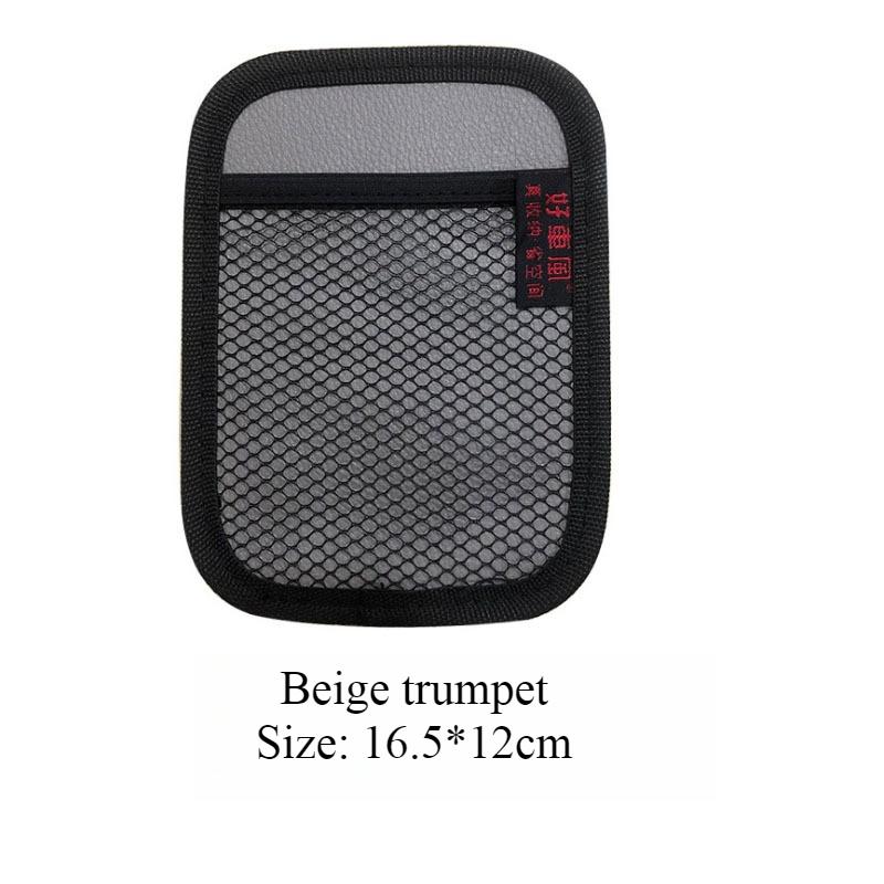 New Multifunctional Car Mobile Phone Storage Net Pocket Sticky Storage Box Car Seat Back Storage Bag Universal