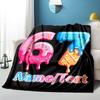 1PC Custom Name "Sweet 67th Celebration" Flannel Blanket Versatile,all-season Throw Suitable for the Living Room,bedroom,camping,travel,and Gift