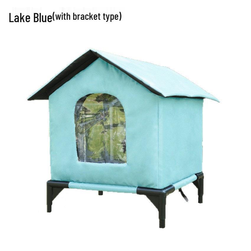 

All-Weather Raised Dog & Cat House with Insulated Roof Small