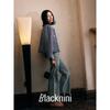Blacknini Fabric Handmade Brushed Tweed Outwear