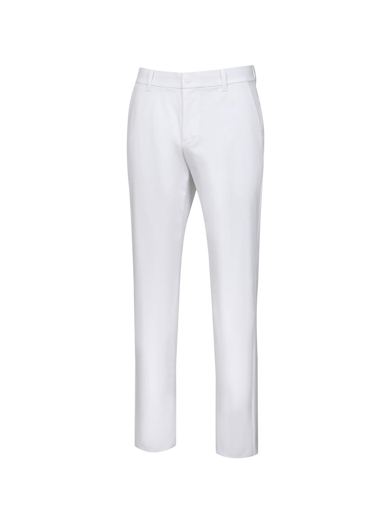 Wide Angle To Pro Logo Jacquard Slim Fit Pants M_White