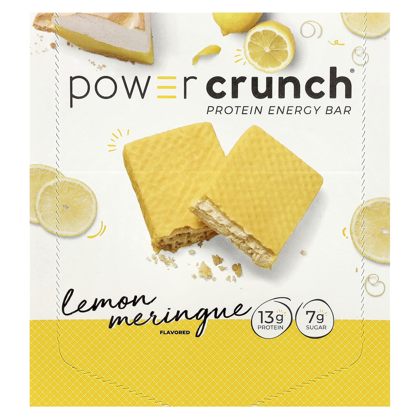 

Power Crunch Protein Energy Bars, Lemon Meringue, 12 Bars, 40G (1.4Oz) Each