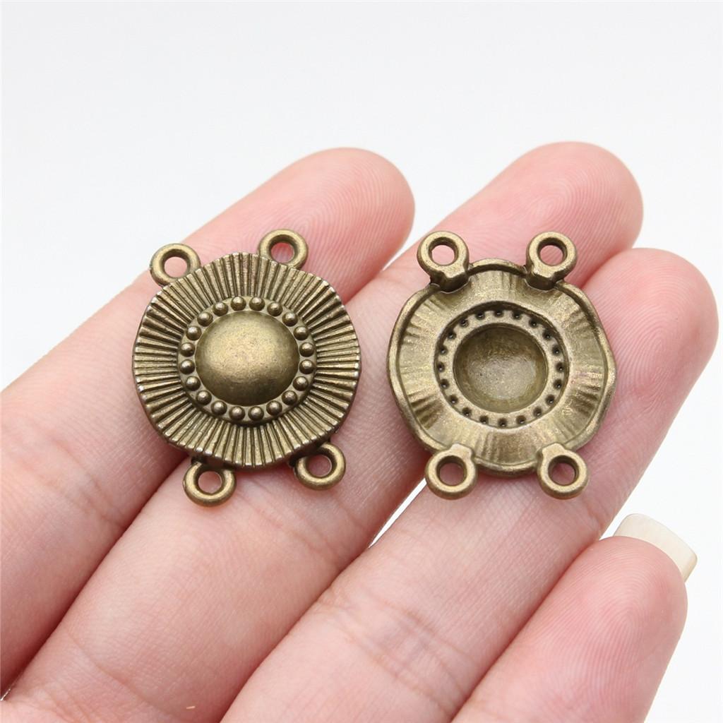 Accessories Parts Four-Hole Necklace Connector Wedding Jewelry Findings TA023