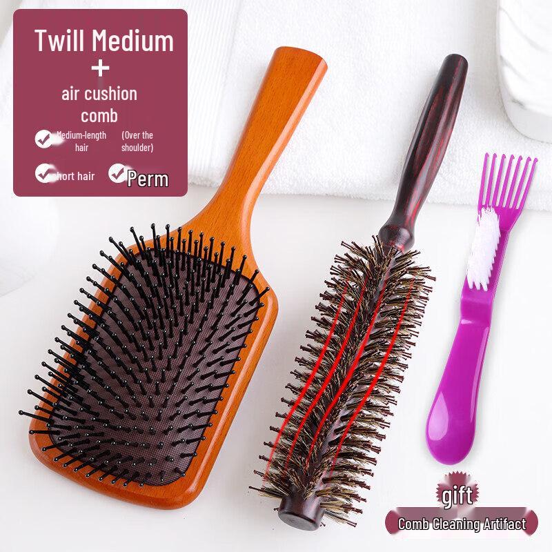 LIEI Boar Bristle Round Hair Brush