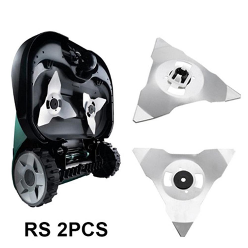 Edelstahl Rasentrimmer Ersatzklinge Rasenmäher Teil Schneidklinge und Schnalle für Robomow RS RC Mähroboter