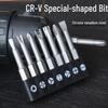 Набір свердел особливої форми: Y-подібний, Трикутний, Шестигранний, Триточковий біт для викрутки для побутової техніки