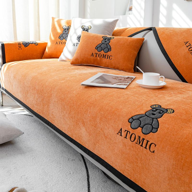 1 buc Husă de canapea anti-murdară, anti-alunecare, pernă de covoraș pentru câini, all-inclusive, detașabilă, cu mai multe dimensiuni, prosop de canapea de colț Prosop de canapea secțională