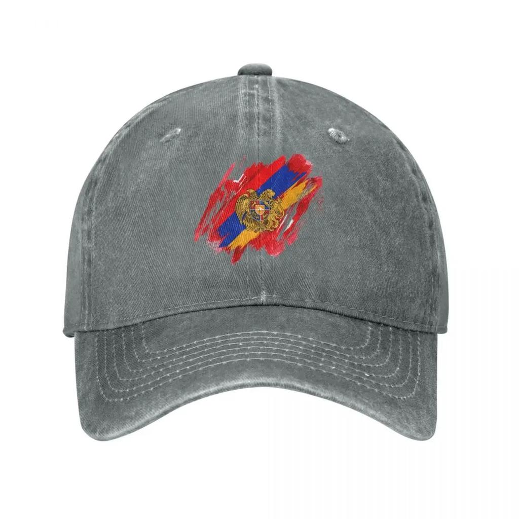 Vintage Pferdeschwanz Baseball Cap Snapback Sonnenhut Armenien Flagge Frühling Herbst Mütze Hüte Armenische Flagge gewaschene Baumwolle Casquette Vintage