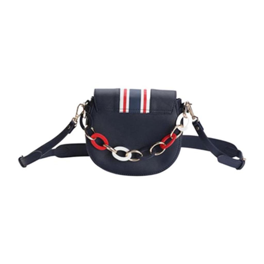 FILA Fashion Casual Commuter Portable Crossbody Shoulder Bag Women bags Legendary-Blue F13W321165F-NV