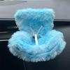 Decorative ABS Car Seat Holder Furry Seat For 10-17cm Dolls Safe Travel Display Ornament Display Stand