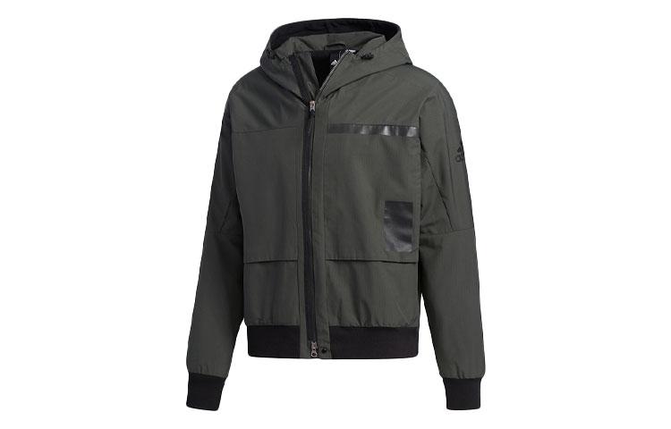 Adidas Jackets Men s Deep Earthy Brown Hooded Moderate Other FJ0262 XL