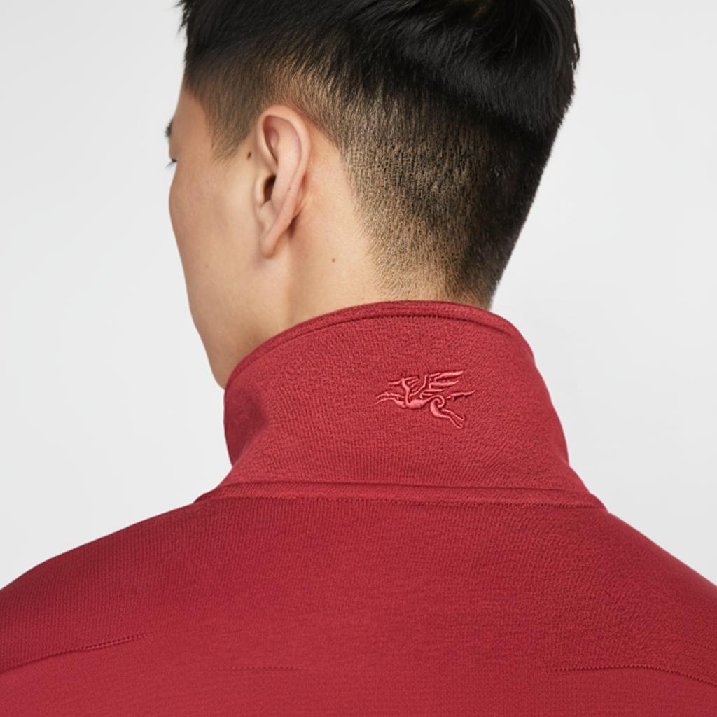 Nike Year Of The Horse Limited Edition Cny New Year Loose Half-Zip Stand Collar Long Sleeve Fleece Top Men tops IQ3708-613