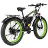 Electric Bicycle Adult Philodo H7 Pro 26" 1000W Motor All-Terrain Electric Bike 48V 17.5AH 21 Spped Fat Tire Ebike Max Load 150Kg Green