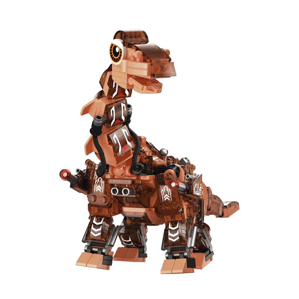 Mechanical Dinosaur Series, Tyrannosaurus Rex, Four Boys' Particle Puzzle Assembly, Desktop Decoration, Building Blocks, Holiday