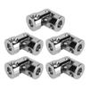 5 STÜCKE 5mm Universalgelenkkupplungen 45 Stahl Motorwellenkupplungsverbinder für RC Modellautos Schiffe