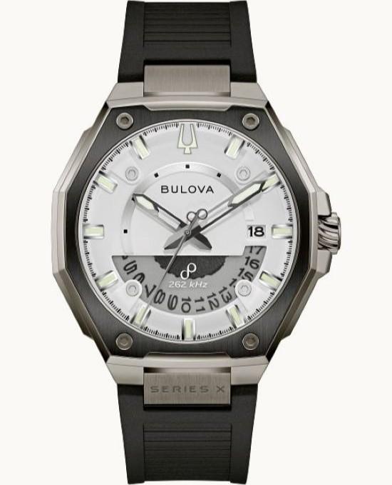 

Мужские часы Bulova Precisionist Series X Precisionist Gray IP Analog Silicon 98B457