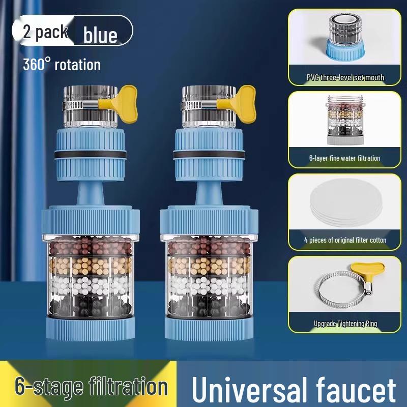 Univerzální prodlužovací filtr na kohoutek pro kuchyňskou filtraci