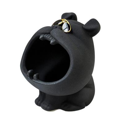 Pryskyřičná dekorace do domácnosti ve tvaru psa | Roztomilý a stylový design - (Balení 1 ks, černá)