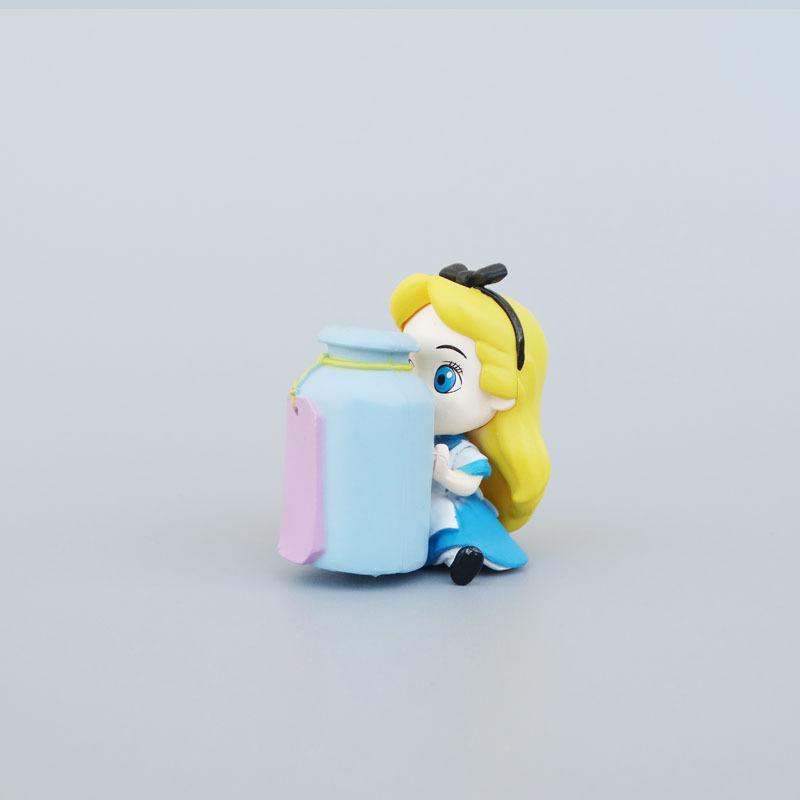 4Pcs Cartoon Anime Figures Adorable Alice Cheshire Cat White Rabbit Pvc Action Figure Model Dolls Playthings Designed For Xmas Present