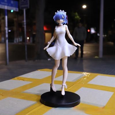 New Anime Re:Zero Life In a Different World From Zero Dress Lem Remu Ver. EXQ PVC Figure Collectible Model Doll Toy