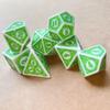 7pcs/lot Dice Set Numbers of D4 D6 D8 D10 D12 D% D20 D4 D6 D8 D10 D12 D20 for TRPG D&D Entertainment Table Game Digital Dice