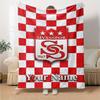 Name Custom Sivasspor Print Flannel Blanket High Quality Warm Comfortable Cover for All Seasons Perfect for Gifts Home Decor