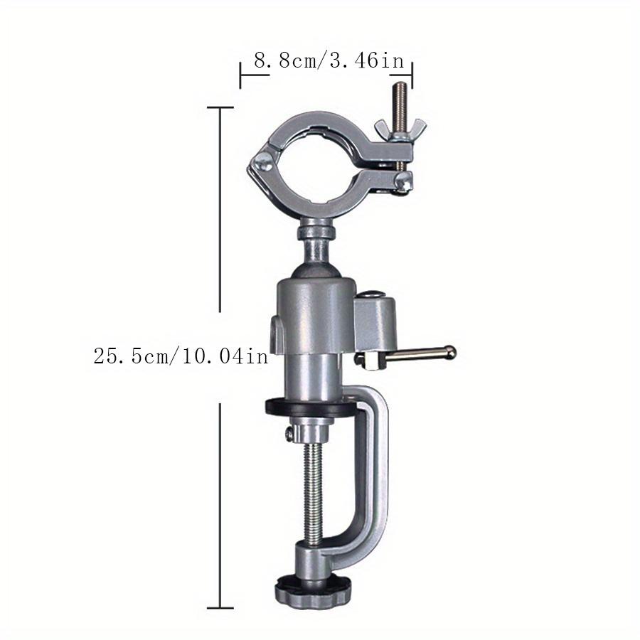 

1 шт., Soporte De Taladro Eléctrico De Aleación De Aluminio De 360 ​​Grados, Soporte De Amoladora Eléctrica, Tornillo De Banco De Mesa A