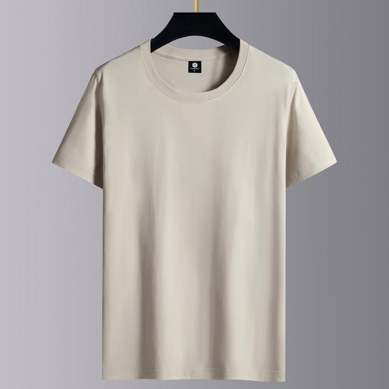 Lässiges Herren-T-Shirt mit Rundhalsausschnitt und kurzen Ärmeln – leicht, einfarbig, trendig und vielseitig für den Sommer