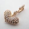 [Used] K18 Diamond Heart Pendant Top / J55-40