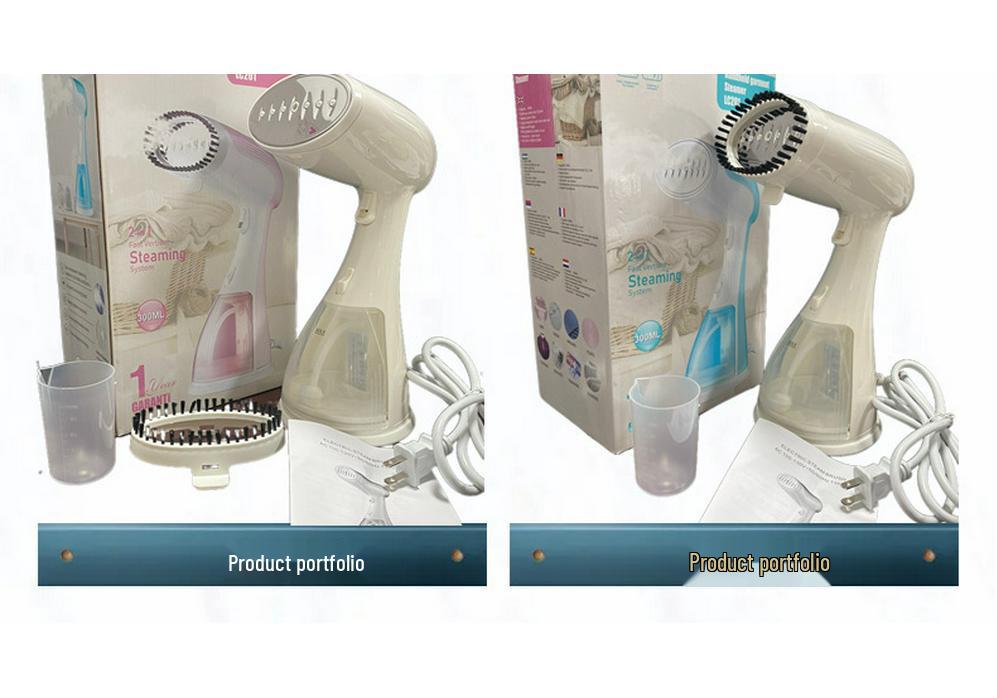 Portable Handheld Garment Steamer - Compact Electric Iron for Home & Dorm Use