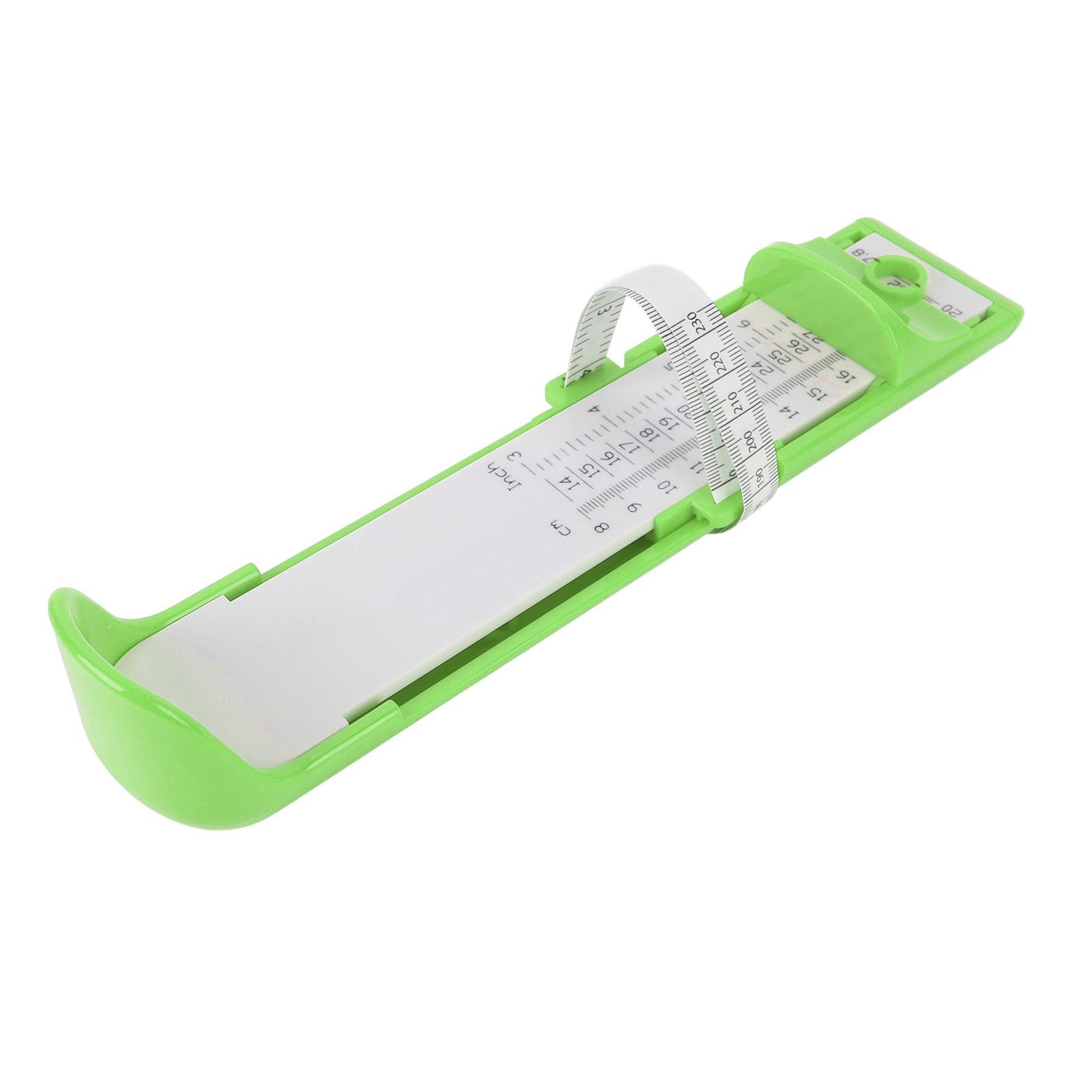

Foot Measurement Device for Baby Accurate Lightweight Kids Foot Length Measure Gauge Home Foot зелёный